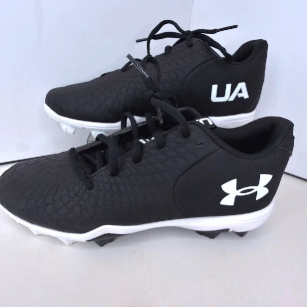 Under Armour Leadoff Low RM Youth Baseball Cleats Black White 3026607001 Size 5Y